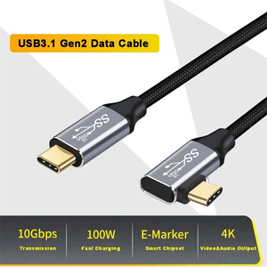 2M USB C 3.1 Gen2 10gbps扩展电缆类型C至C PD 100W QC4.0 3.0 5A快速充电日期电缆，适用于MacBook Pro 4k 60hz视频 - Product Image 3