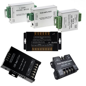 Amplificador LED RGBW RGB DC5 - 24V 24A 30A, salida para RGBCCT / RGBW/RGB, tira LED, repetidor de potencia, controlador de consola - Product Image 1