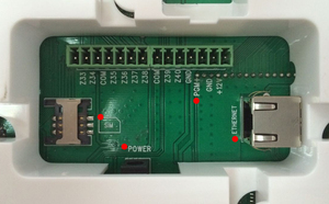 Sistema de seguridad de alarma GSM Focus TCP IP GPRS 433/868MHz con sensor PIR para mascotas y contacto de puerta, 1/2/MHz