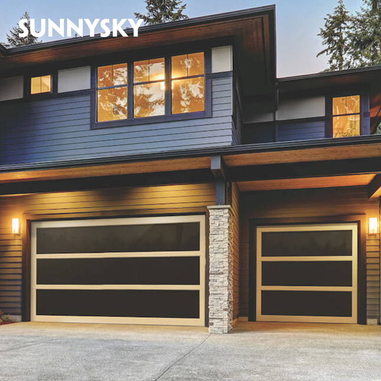 Manufacture price high quality aluminium screen garage door
