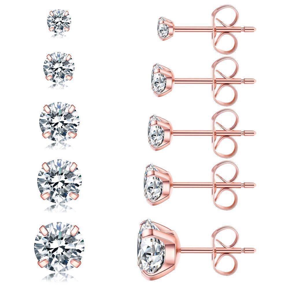 Butterfly stud earrings