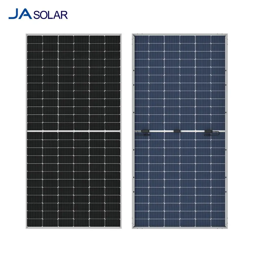 JA yüksek kaliteli Bifacial güç PV modülü 400W 405W 410W 415W 420W Mono güneş panelleri