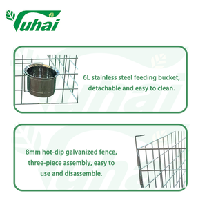 Trang Trại Thiết Bị Chất Lượng Cao Nhựa Bê Hutch Bò Confortable Chăn Nuôi Nhà Rotomolding Bê Hutch Cho Ăn Động Vật - Product Image 6