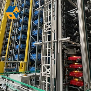 Sistema de estantería de almacén automático multinivel de alta densidad Industrial ASRS Contenedores de almacenamiento automatizados Sistema de estantería de lanzadera