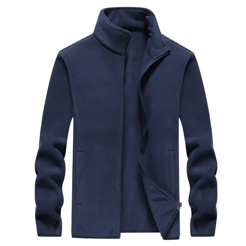 가을 겨울 새로운 플러스 사이즈 양털 야외 스포츠 폴라 양털 스웨터 따뜻한 성인 재킷 남성