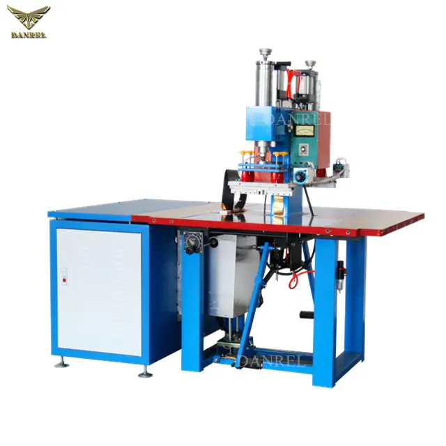 Shenzhen DANREL Double Heads 5KW Ultrasonic PVC Welder Seam Sealer High Frequency Fabric Welding Machine Jacket