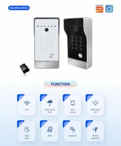 Tuya Smart Villa Solution Video Phone Bell con puerta abierta Smart IP Intercom System Timbre Soporte Panel de control inteligente - Product Image 4