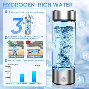 氢水瓶发生器10000ppm带吸入器顶部 + 吸入器装置富发生器瓶Althy Echo烧瓶碱性 - Product Image 5