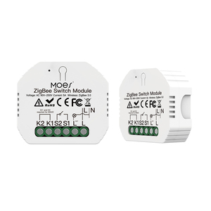 No Neutral Wire No Capacitor Tuya Smart Switch Module 2/3way Light Relay <strong>Zigbee</strong> Gateway MOES Smartlife Wireless Remote <strong>Control</strong> - Product Image 1