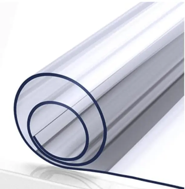 Rõ ràng PVC Khăn trải bàn 200x100cm rõ ràng bảng bảo vệ Bìa 2mm wipeable trong suốt PVC bảng vải không thấm nước mềm bàn kính