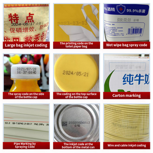 YUHANG Alta Resolución 5 a 32 matriz de puntos pequeño carácter impresora de inyección de tinta para fecha de caducidad y codificación de lotes - Product Image 5