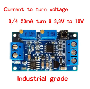 電圧トランスミッタコンバータ信号変換モジュールボードDiy電子電圧モジュール0/4-20mA 0-3.3V 5V 10V - Product Image 2