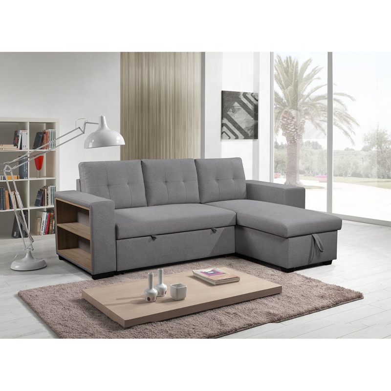 Wholesale price sectional sofa couch living room sofa furniture with multifunction bed furniture