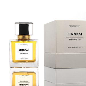 Geri dönüşümlü lüks tasarım boş cam şişe kozmetik kağıdı kutu ambalaj 30ml 50ml 100ml özel baskı parfüm şişesi kutusu ile - Product Image 1