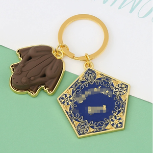 Best-selling New Designs <strong>Famous</strong> Movie Keychain Magic School Cartoon Bag Pendant Metal <strong>Key</strong> Chain