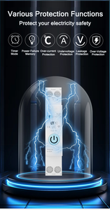 Disyuntor inteligente OEM PID con función de fuga de energía Medición en tiempo real KWh Compatible con control remoto por voz - Product Image 5
