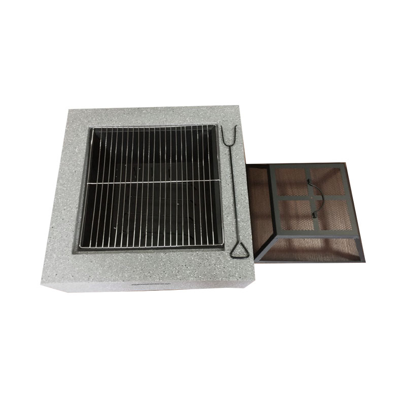 NO.8501 High quality stone magnesia fire pit wood burning fire pit outdoor