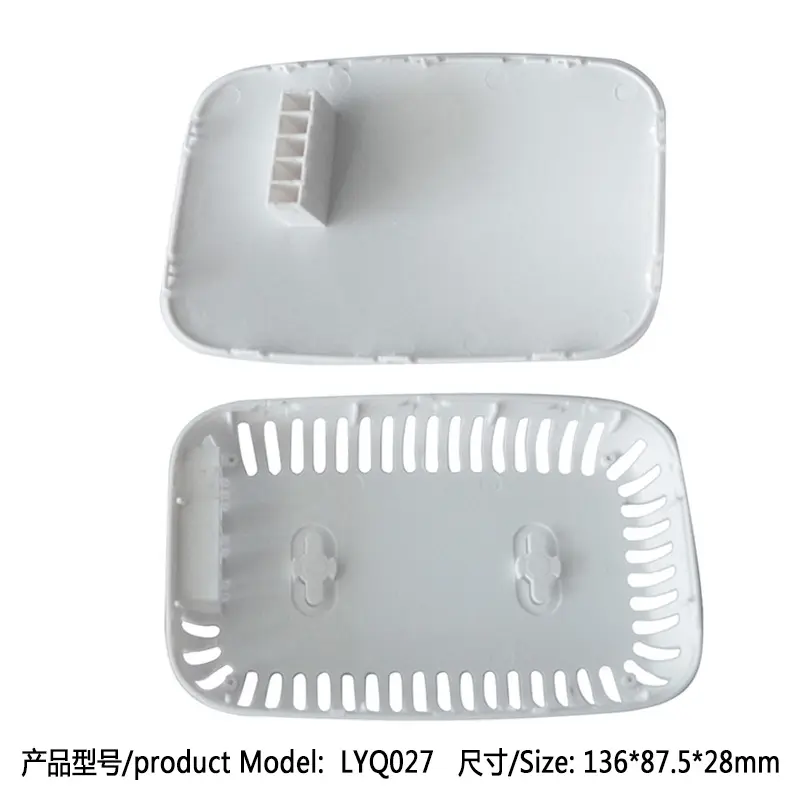 Caja de plástico moldeada por inyección para dispositivo de entrada de casa inteligente, Sensor de detección de humo, precio de fábrica