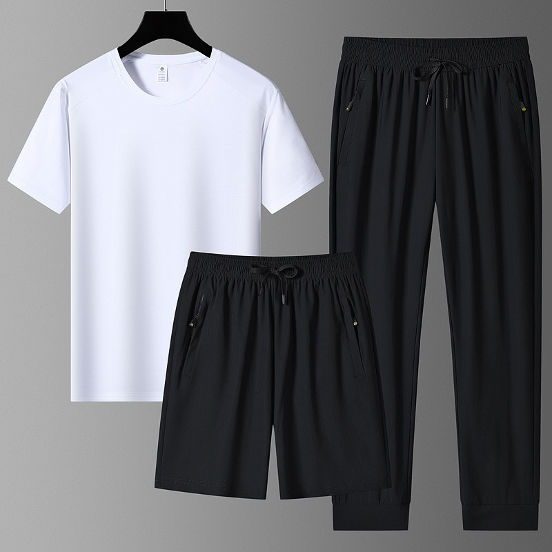 Jogger blanc noir