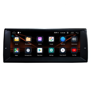 10.25 "Android 10.0 araç DVD oynatıcı multimedya oynatıcı için <span class=keywords><strong>BMW</strong></span> E39 x5 5 serisi 1996-2003 araba radyo GPS navigasyon kafa ünitesi ile DSP E53