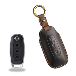 3-key black trunk lock