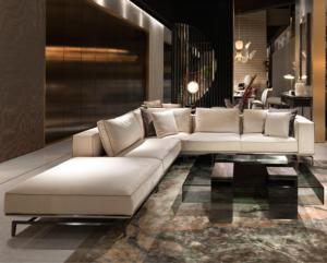 Mobilier moderne de luxe pour la maison ensemble de canapés de salon design italien <span class=keywords><strong>sofa</strong></span> causeuse 2 places canapé d'angle en cuir - Product Image 5