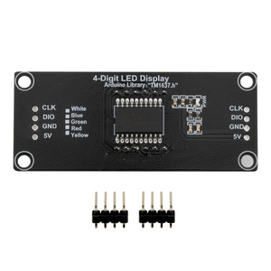 TM1637モジュール0.56 "0.56インチ7セグメントデジタルディスプレイチューブ4桁LEDモジュールボード赤緑青白 - Product Image 5