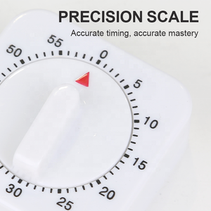 Gloway gadget da cucina quadrati 60 minuti conto alla rovescia Timer visivo sveglia promemoria Timer meccanico da cucina - Product Image 4