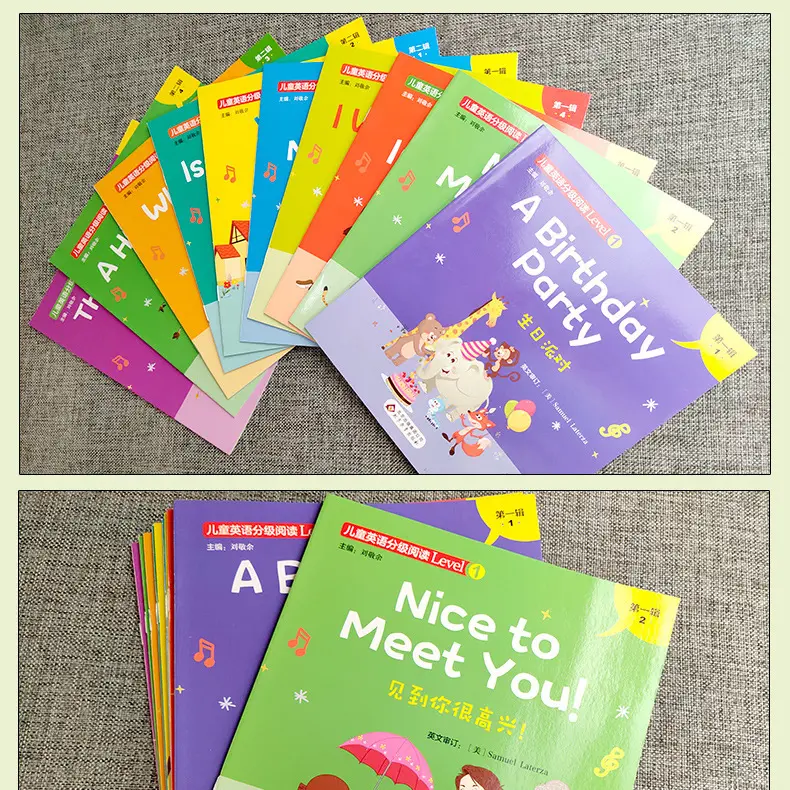 Bedrukte Fabriek Op Maat Gemaakt Kind Cartoon Nieuwe Vorm Hardcover Engelse Educatieve Geluidsboek Voor Kinderen Speelgoed Cadeau
