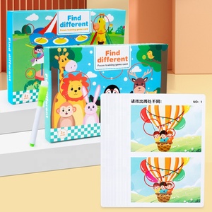 Popular Find the Difference Game Quiet Book Cognition of <strong>Things</strong> Time Concept <strong>Toys</strong>