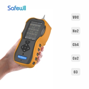 Rivelatori di Gas di solfuro di idrogeno di sicurezza rilevatori di refrigeranti portatili rilevatore di perdite di Gas analizzatore di Gas per NH3 CO2 H2S - Product Image 4