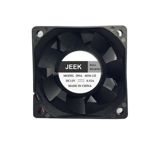 JEEK 6038 8000RPM 0.52A DC 12V 60*60*38mm Caja de distribución de gabinete de control Ventilador de refrigeración 60mm para electrónica/computadora OEM ODM - Product Image 1