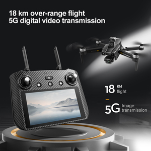 AE86 PRO MAX artı ekran 4K HD çift kamera FPV Dropfit 3-Axis Gimbal <span class=keywords><strong>PTZ</strong></span> 8KM engel kaçınma fırçasız Quadcopter Drone - Product Image 4