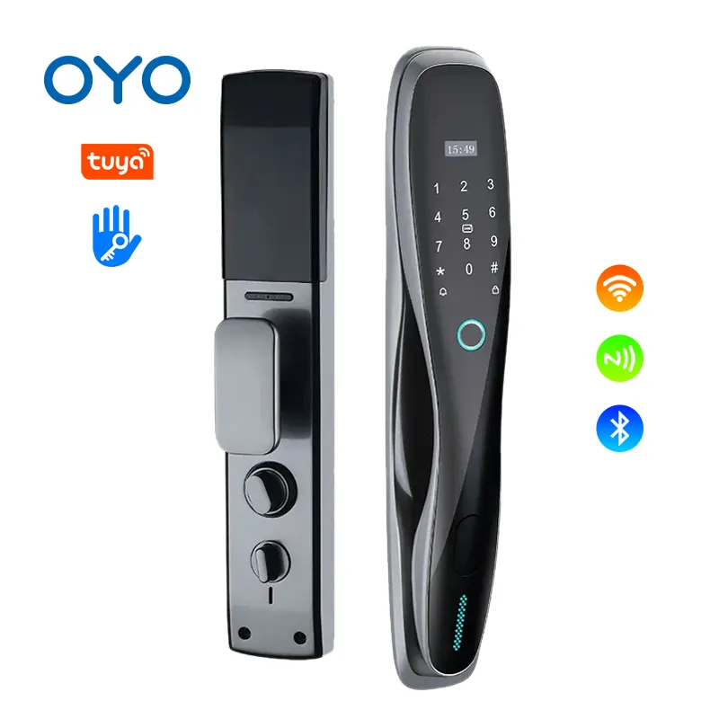 OYO personnalisé fabricant carte mot de passe empreinte digitale serrure télécommande prix compétitif sécurité Smart Android serrure de porte