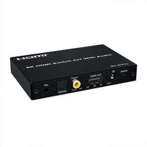 Conmutador HDMI 8K conmutador de audio y video 4 en 1 salida Conmutador de señal de separación de audio 8K 60Hz - Product Image 4