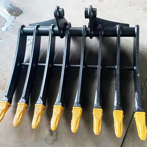 工厂价迷你挖掘机根耙附件挖掘机抓斗耙铲斗用于工程机械 - Product Image 5