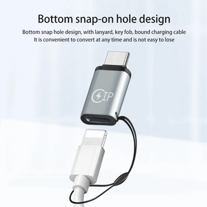 迷你铝制C型公到8针母连接器适配器Usb C USB C到8针适配器转换器 - Product Image 5