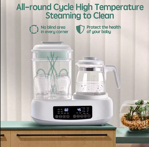 <strong>8</strong>-<strong>in</strong>-<strong>1</strong> Multifunction with Electric Steam Cleaning and Drying Baby <strong>Bottle</strong> Heater for Quick Heating of Breast Milk Formula