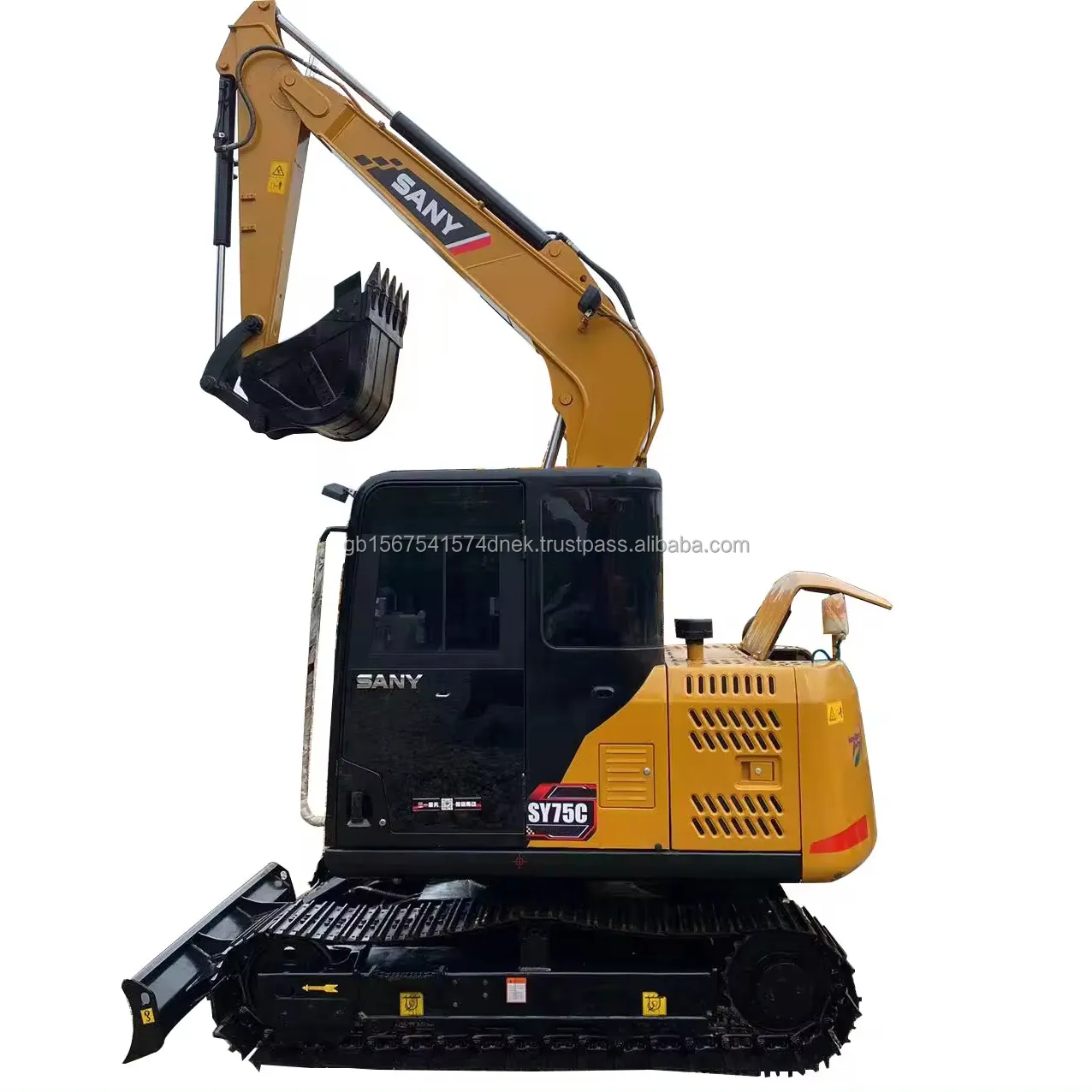Sany SY75C Crawler excavator Affordable price 100% Ready 99% New high Quality Caterpillar Hitachi Kobelco used excavator