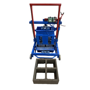 Simi-Maquinaria de fabricación de ladrillos de cemento hueco automática Bloque de mezcla de hormigón Producción Máquina de fabricación de bloques de pavimentación - Product Image 1