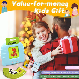 Computadora educativa para niños con pantalla Led, 26 palabras con letras en inglés, Máquina Inteligente de aprendizaje de tabletas
