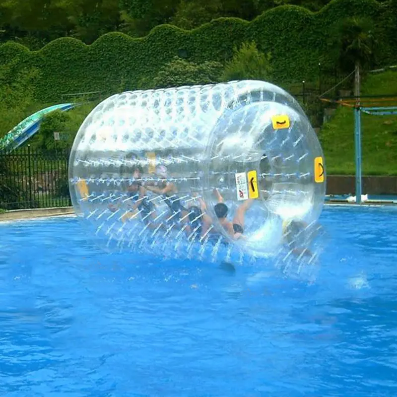 Bola inflable de agua para caminar para niños y adultos, Bola de agua para correr, transparente, de TPU/PVC, barata
