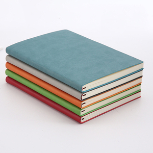 Wholesale Cheap Customised logo Printing <strong>Color</strong> Student <strong>Notebook</strong> Soft Pu Leather Cover <strong>Notebooks</strong>