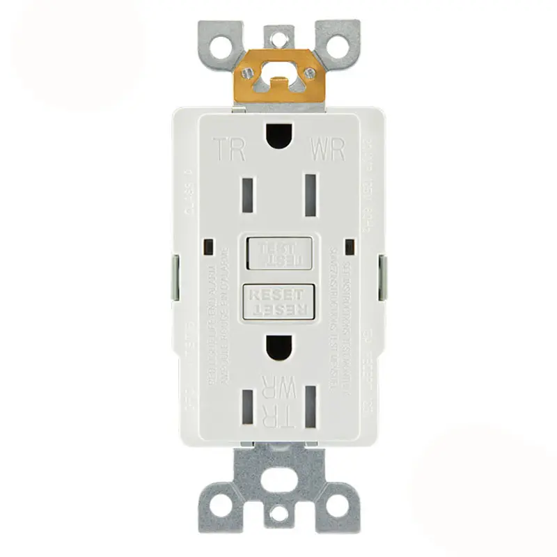 GFCI receptacle with gfi outlet nema standard 15 amp/20 amp gfci receptacle Us American 2 Outlet Gfci Wall Outlet Socket