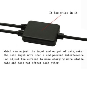 Multifunction <strong>USB</strong> 2 in 1 <strong>Type</strong> <strong>3.1</strong> <strong>C</strong> Male Angled to 2 X <strong>Type</strong>-<strong>C</strong> Female Cord Data Charging <strong>Adapter</strong> Y Splitter Cable - Product Image 4