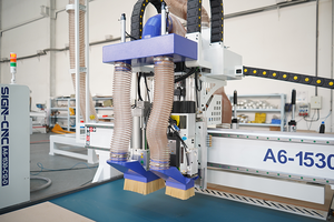 Máquina de anidamiento de 1500X300mm, enrutador Cnc, corte de madera, máquina automática de carga y descarga, enrutador Cnc para gabinete de muebles - Product Image 3