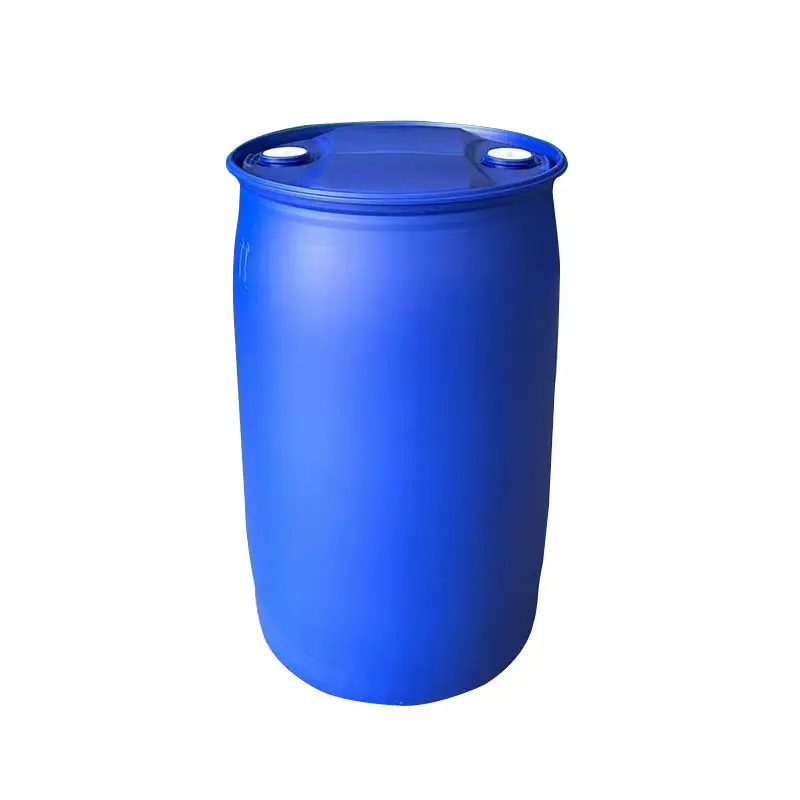 Polietileno de alta densidad (HDPE) Contenedores de almacenamiento para la industria alimentaria y química Tambores de plástico Tambores azules de 200L Durable