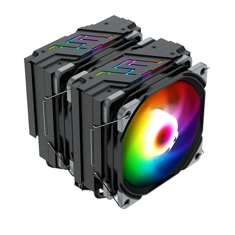 Aluminium-Werkwaschbecken Led-Werkwaschbecken Kupfer-Werkwaschbecken Cpu-Kühler Rgb Cpu-Lüfter Cpu-Kühlventilator für Spielkäfig