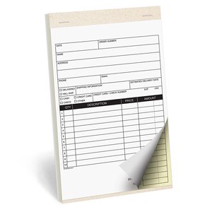 定制个性化廉价无碳复印税现金收据ncr发票书，带序列号打印设计 - Product Image 6