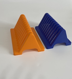 実験室用プラスチックスライド乾燥ホルダークリーニングラック顕微鏡スライド排水ラック - Product Image 5